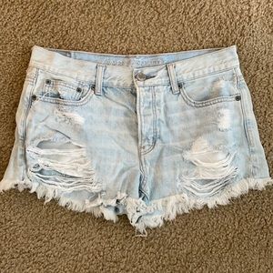 American Eagle Ripped Jean shorts